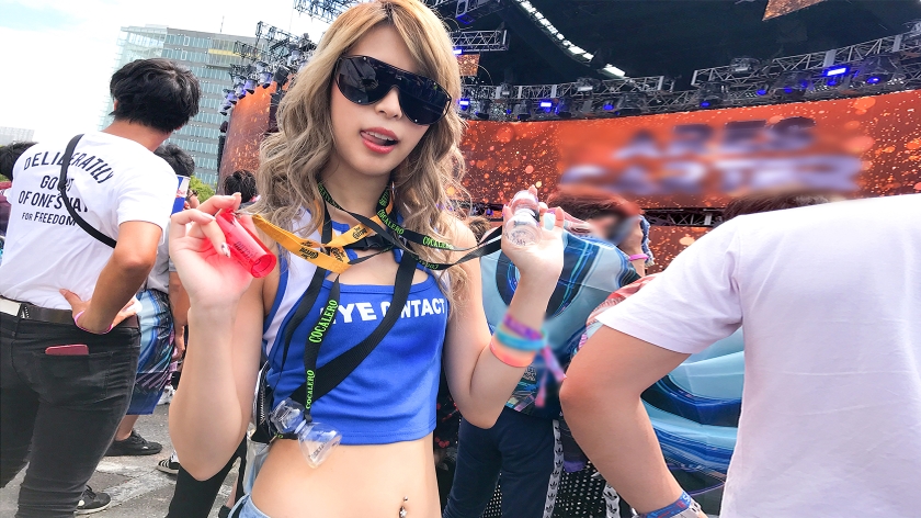 【現役アパレル】スタイル抜群のフェスギャルるり（21）と酒池肉林の3Pパーティ！