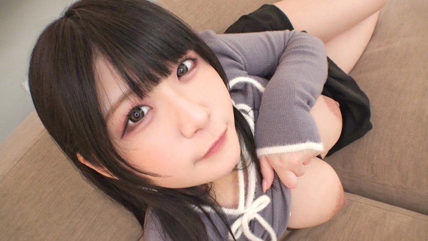 21歳フリーター・かのん。ぴえん系な見た目とHカップ爆乳のギャップが凄すぎる！隙だらけの誘惑ボディに理性が崩壊