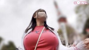 20歳のKカップ女子大生ノアと密会。ノーブラ縄跳びから始まるミラクルエナジー全開のパイズリSEX。